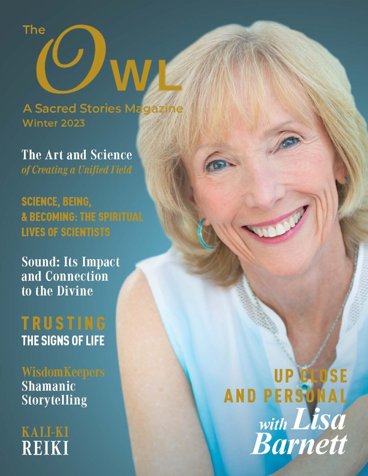 The OWL magazine front cover Winter 2023